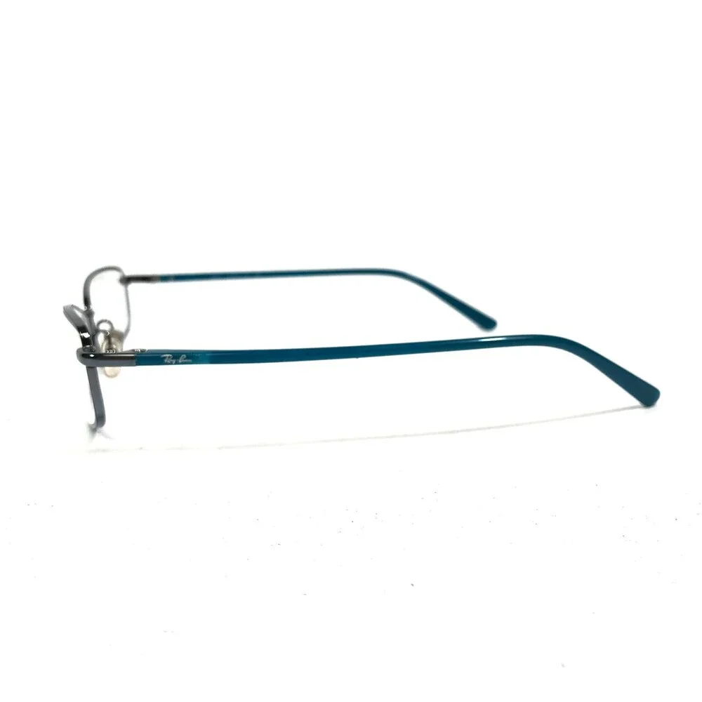 Ray-Ban RB6094 2507 Eyeglasses Frames Blue Silver Rectangular Full Rim 52-17-135